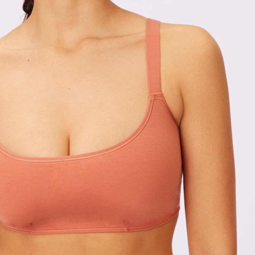 Parade bralette - vintage soft scoop, super soft cotton for DD+